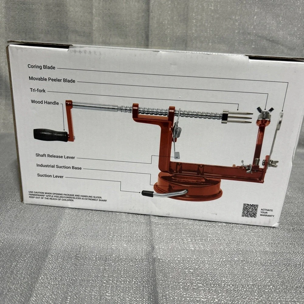 NIB Farberware Apple Peeler Corer Slicer Kitchen‎ Tool Gadget Accesory